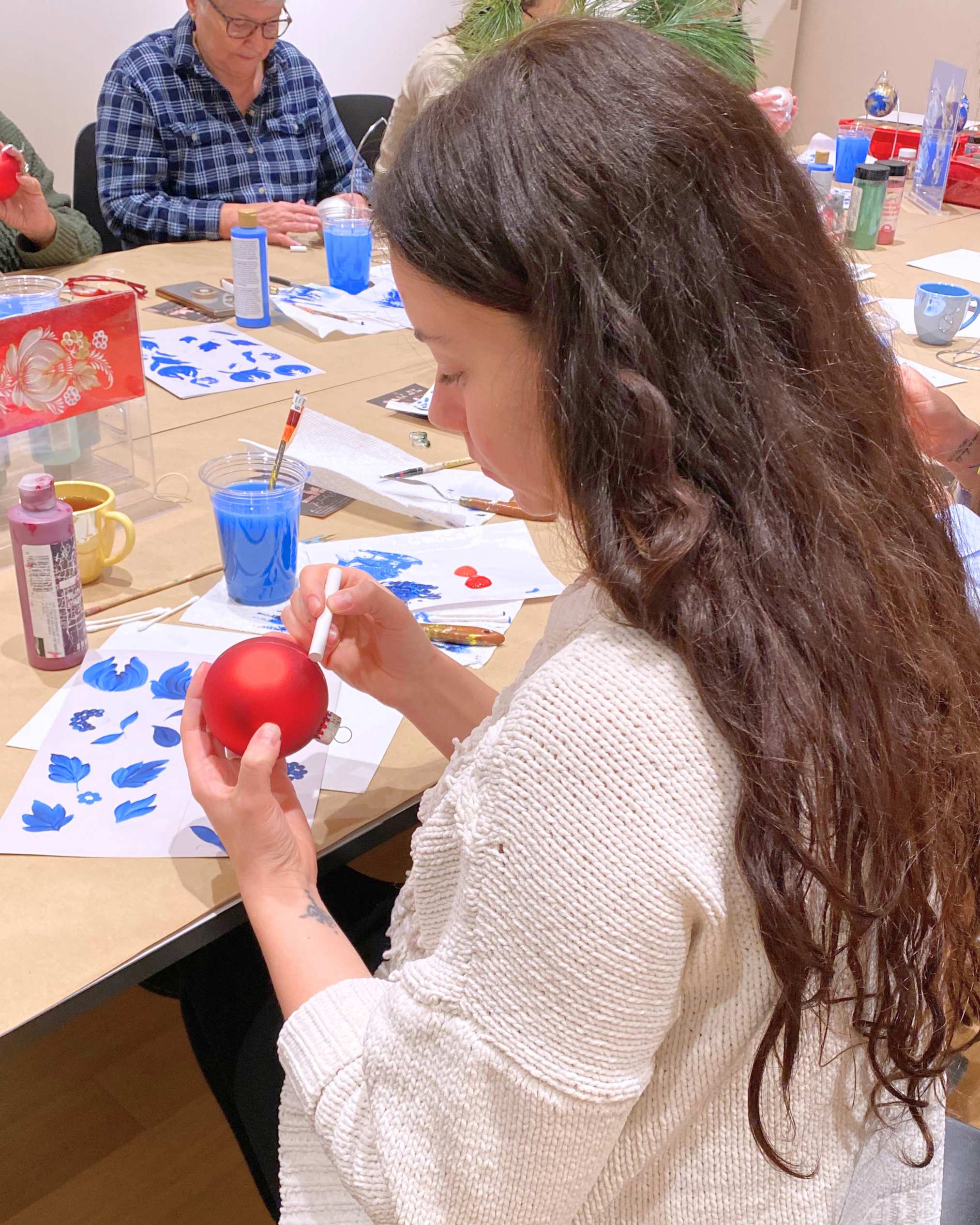 Petrykivka Christmas Ornament Workshop, Thursday, December 11, 2025